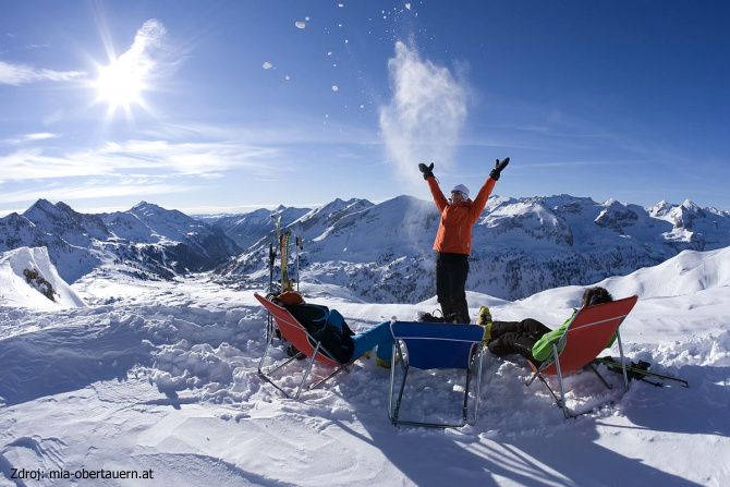 Obertauern lyžování v Rakousku pro začátečníky